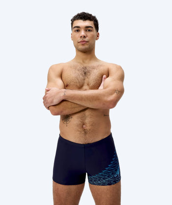 Speedo aquashorts for men - Medley Logo - Dark blue/light blue