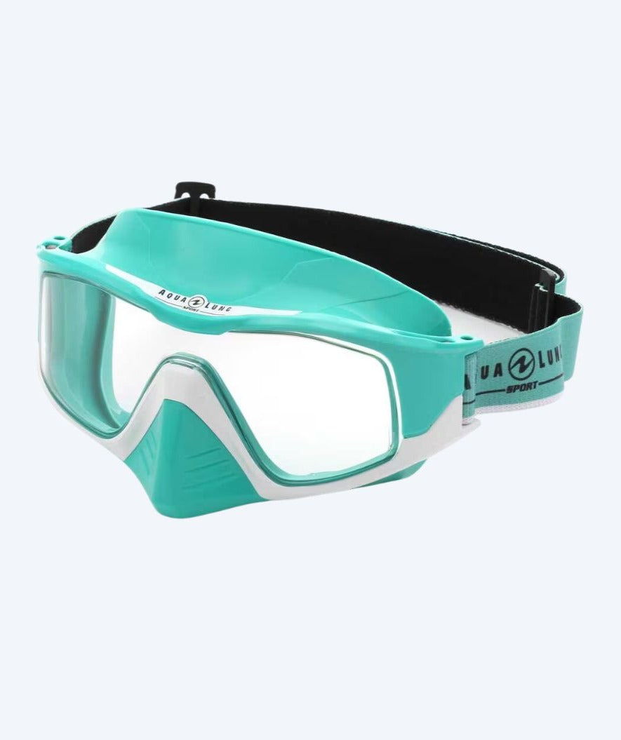 Aqualung swim mask for adults - Versa - Blue/white