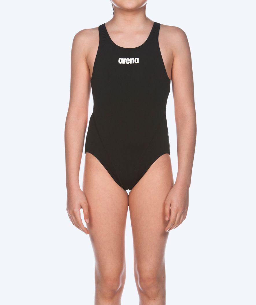 Arena swimsuit for girls - Solid Swim Tech - Black