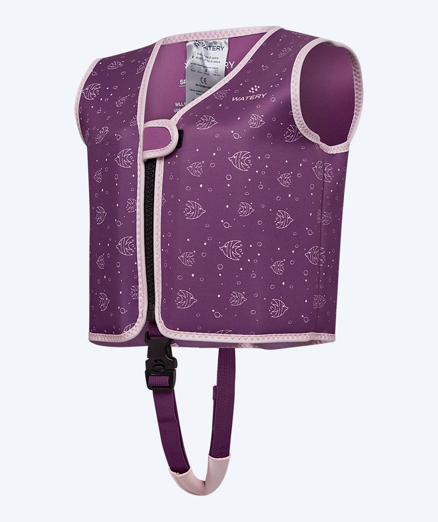 Watery swim vest for kids (1-6) - Splashy - Purple