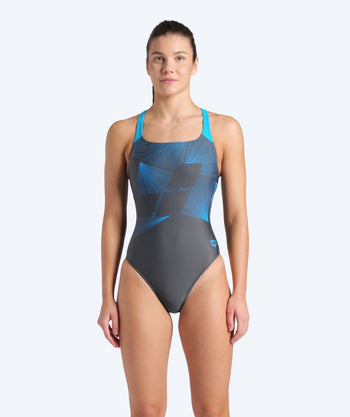 Arena swimsuit for women - Lights - Dark blue/blue