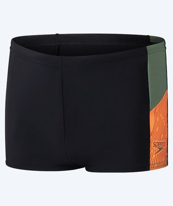 Speedo trunks for boys - Dive - Black/orange