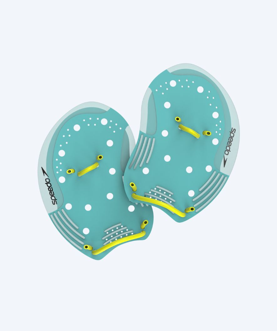 Speedo hand paddles - I.M. Tech - Turquoise/yellow