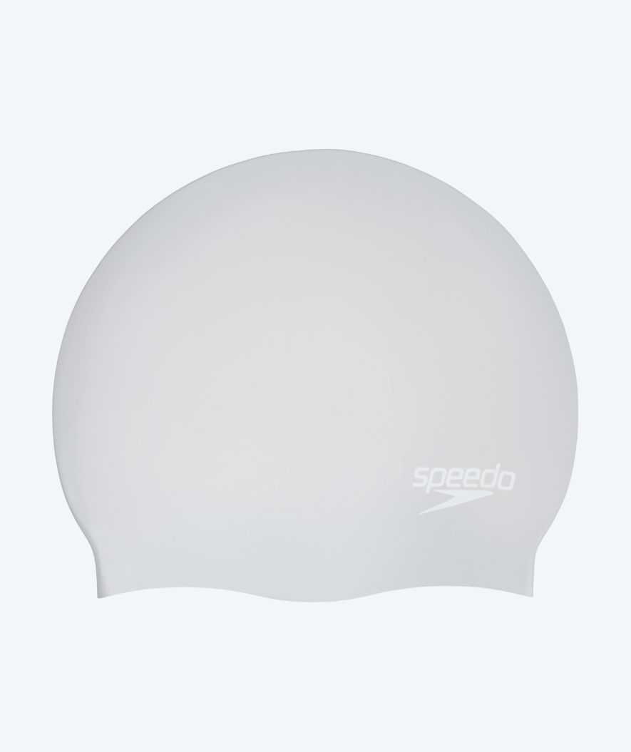 Speedo swim cap for long hair - White