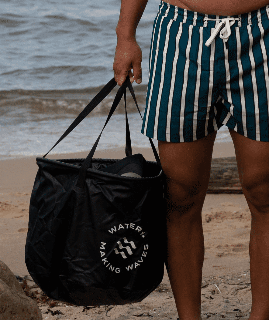 Watery wetsuit change bucket - River - Black