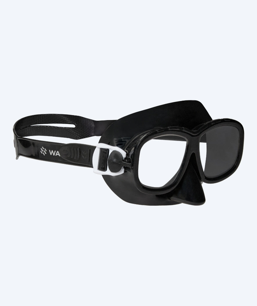 Watery diving mask for kids (4-10) - Wyre - Black