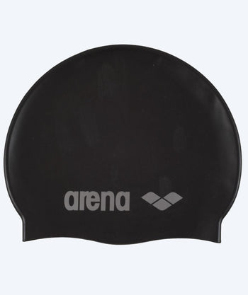 Arena swim cap for junior (6-12) - Classic Silicone - Black