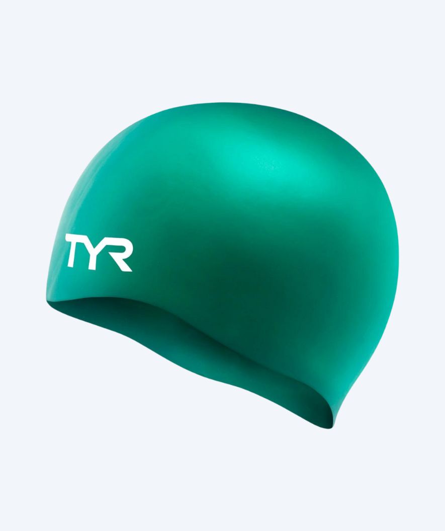 TYR swimming cap - Silicone - Green