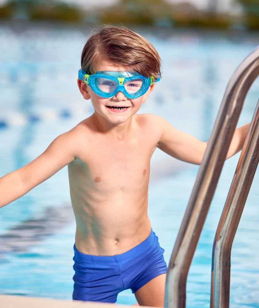 Aquasphere diving goggles for kids (3-10) - Seal 2 - Light blue