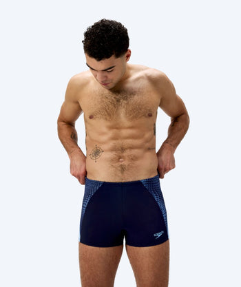 Speedo aquashorts for men - Endurance Max Splice - Dark blue/blue