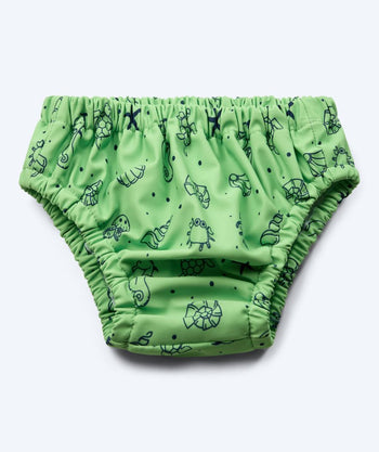 Watery swim nappies for kids - Foss Lining Nappy - Atlantic Green