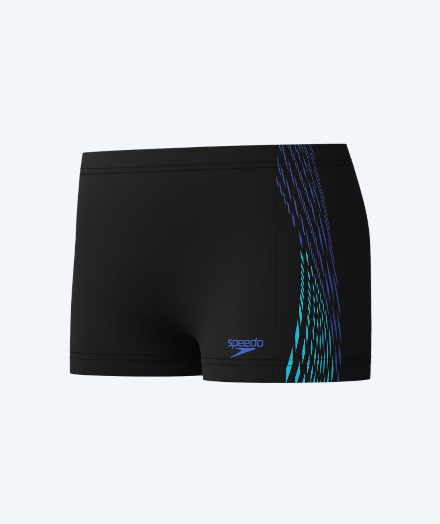 Speedo trunks for boys - Plastisol Placement - Black/blue