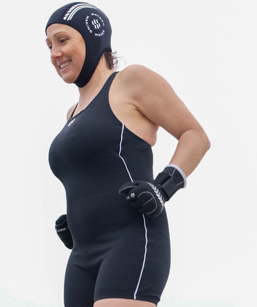 Watery neoprene set - Thermal Reptile (3 mm) - Black/Silver