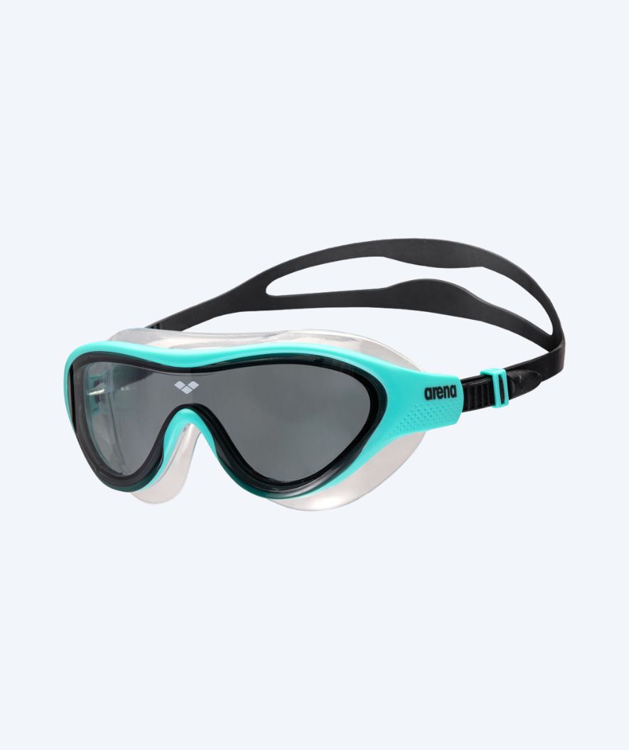 Arena swim mask for kids (6-12) - The One - Light blue (Smoke lens)