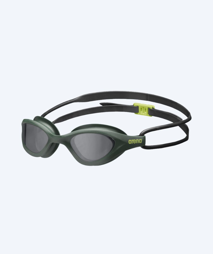 Arena training swimming goggles - 365 - Dark green (Smoke lens)