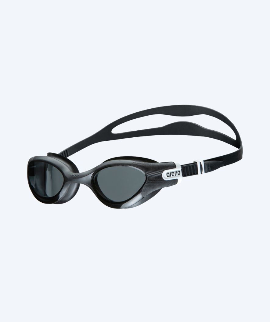 Arena exercise swim goggles - The One Plus - Black (Smoke lens)