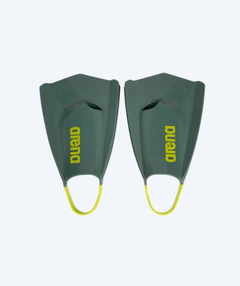 Arena swim fins - Powerfin Pro || - Dark green/yellow