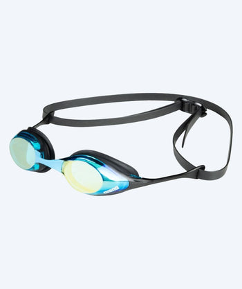 Arena swim goggles - Cobra SWIPE Mirror - Black/aqua