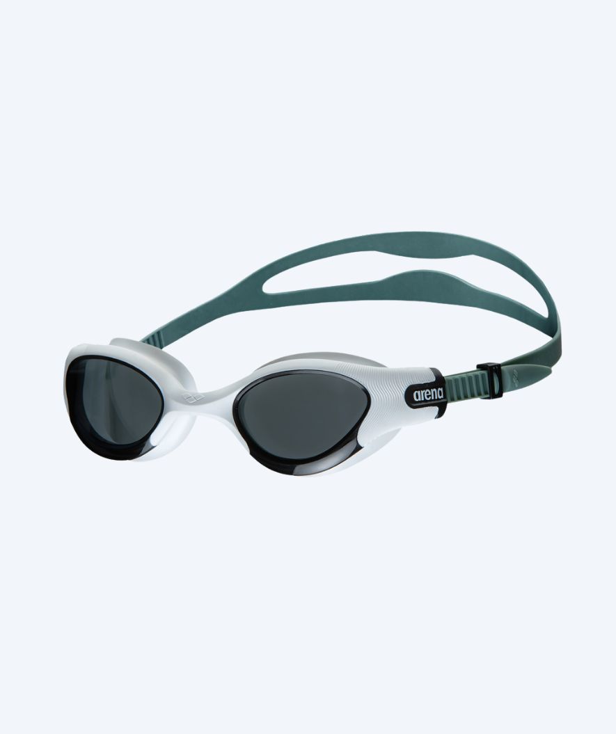Arena exercise swim goggles - The One Plus - White (Smoke lens)