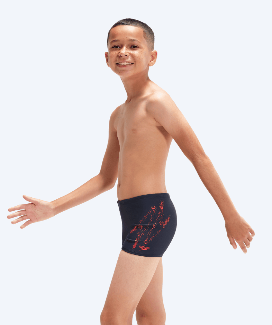 Speedo aquashorts for boys - Hyperboom Placement - Blue/red