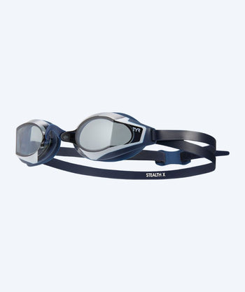 TYR swim goggles - Stealth X - Dark blue/smoke