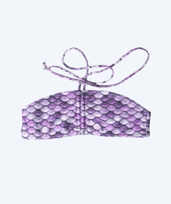 Kuaki Mermaids mermaid bikini top for girls - Purple