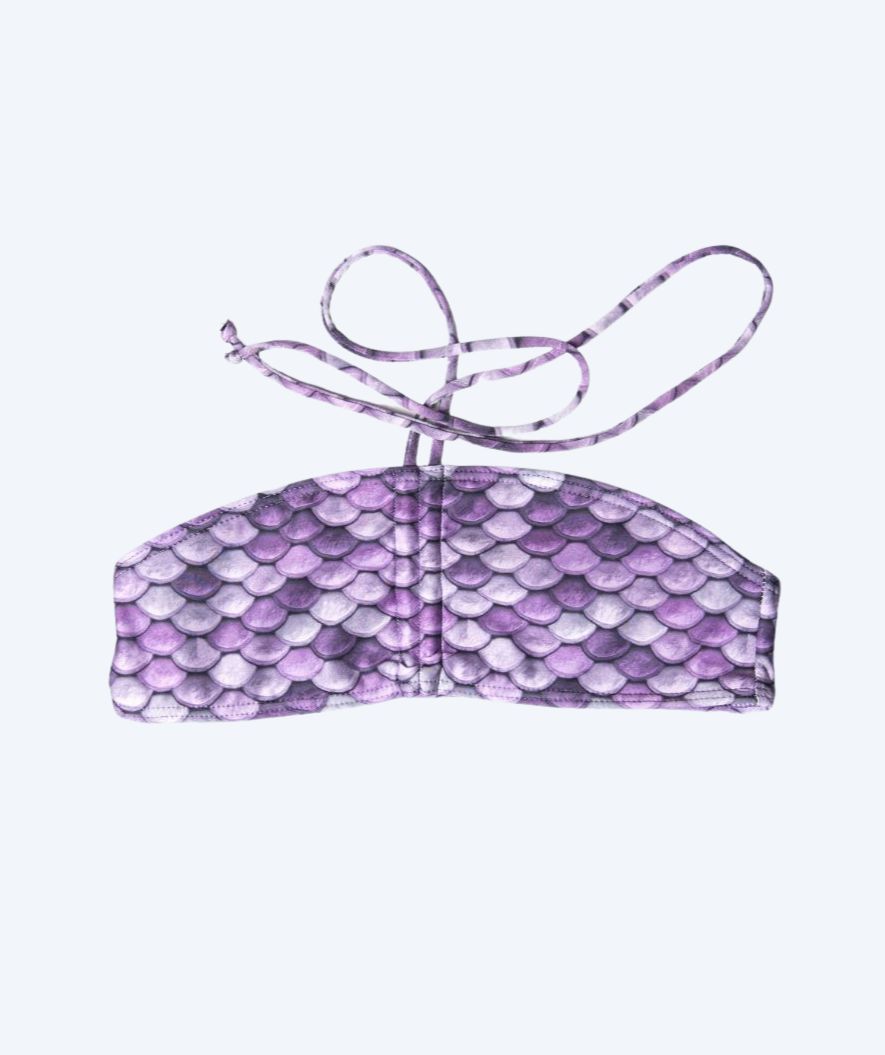 Kuaki Mermaids mermaid bikini top for girls - Purple