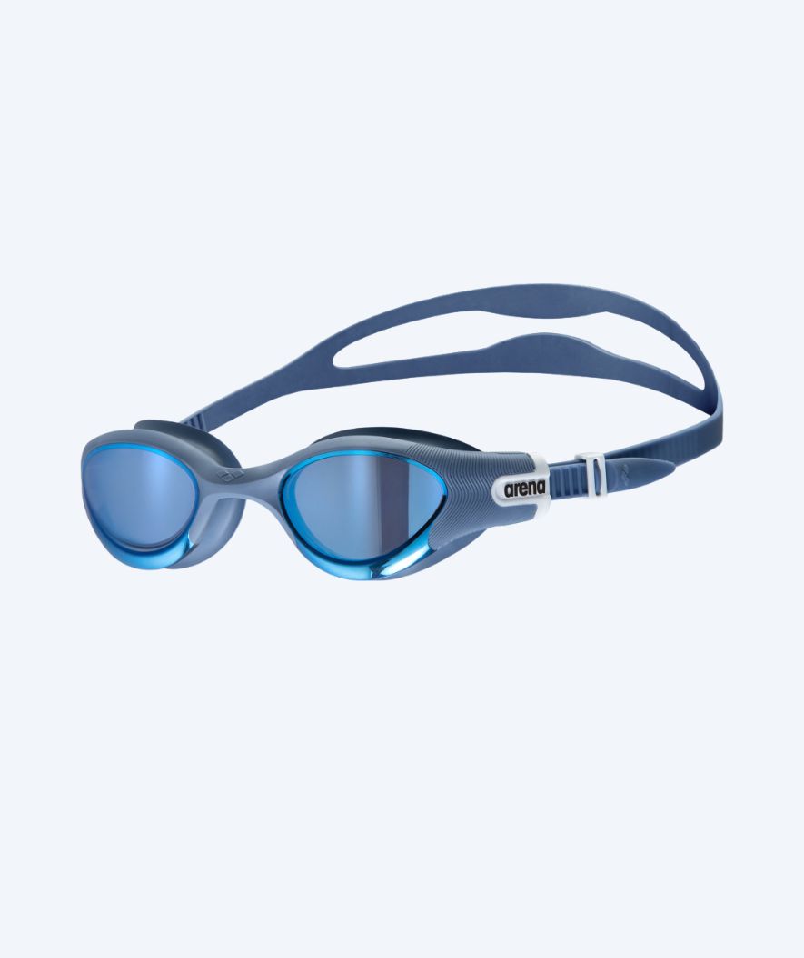 Arena training swimming goggles - The One Plus Mirror - Dark blue/blue