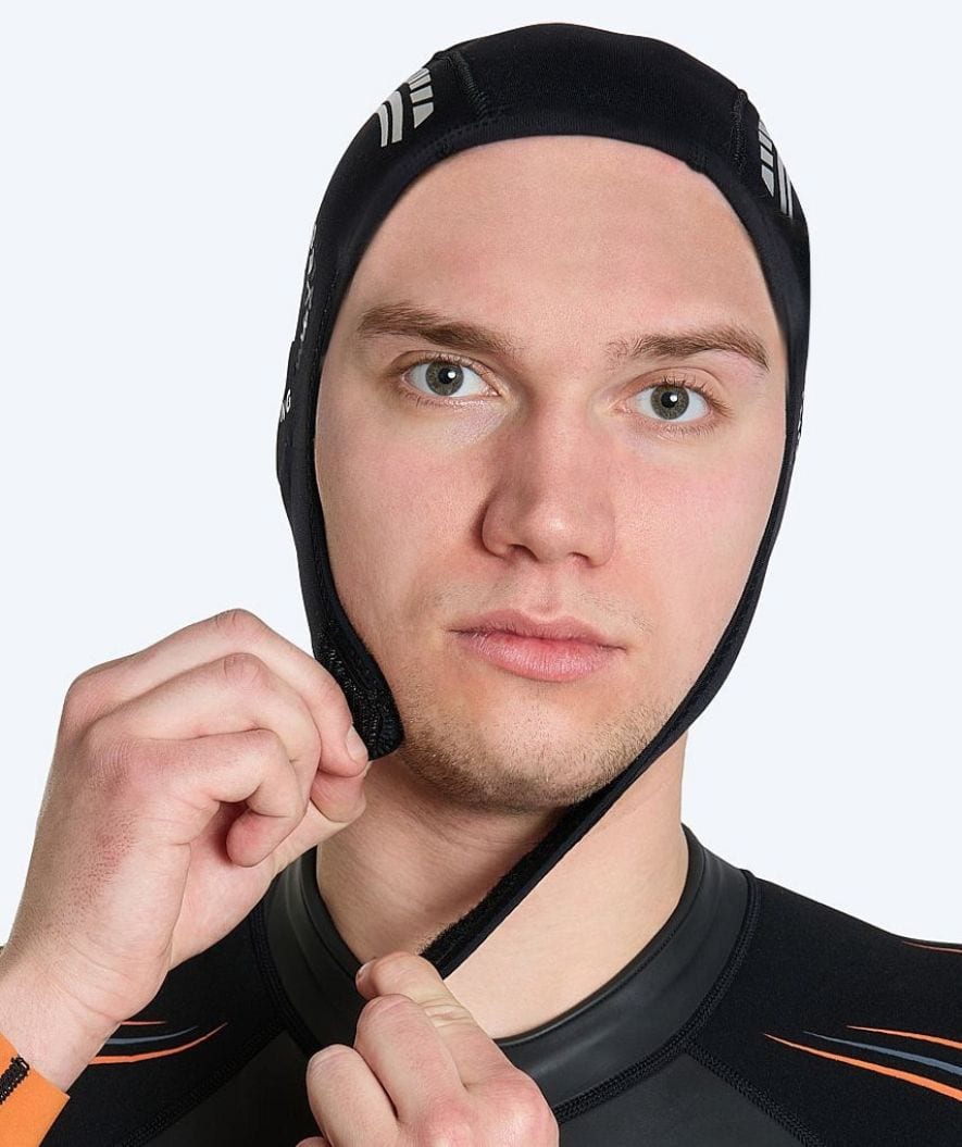 Watery neoprene hood - Reptile (3mm) - Black