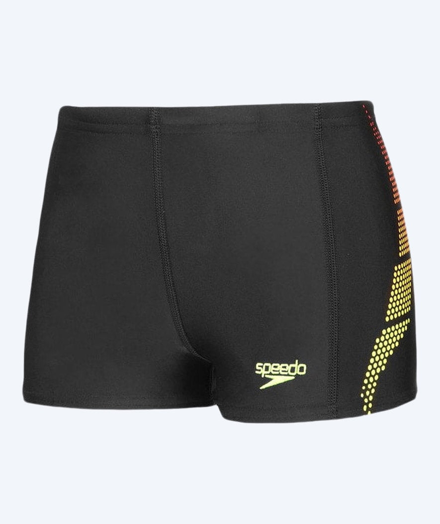 Speedo aquashorts for boys - Placement Panel - Black/yellow