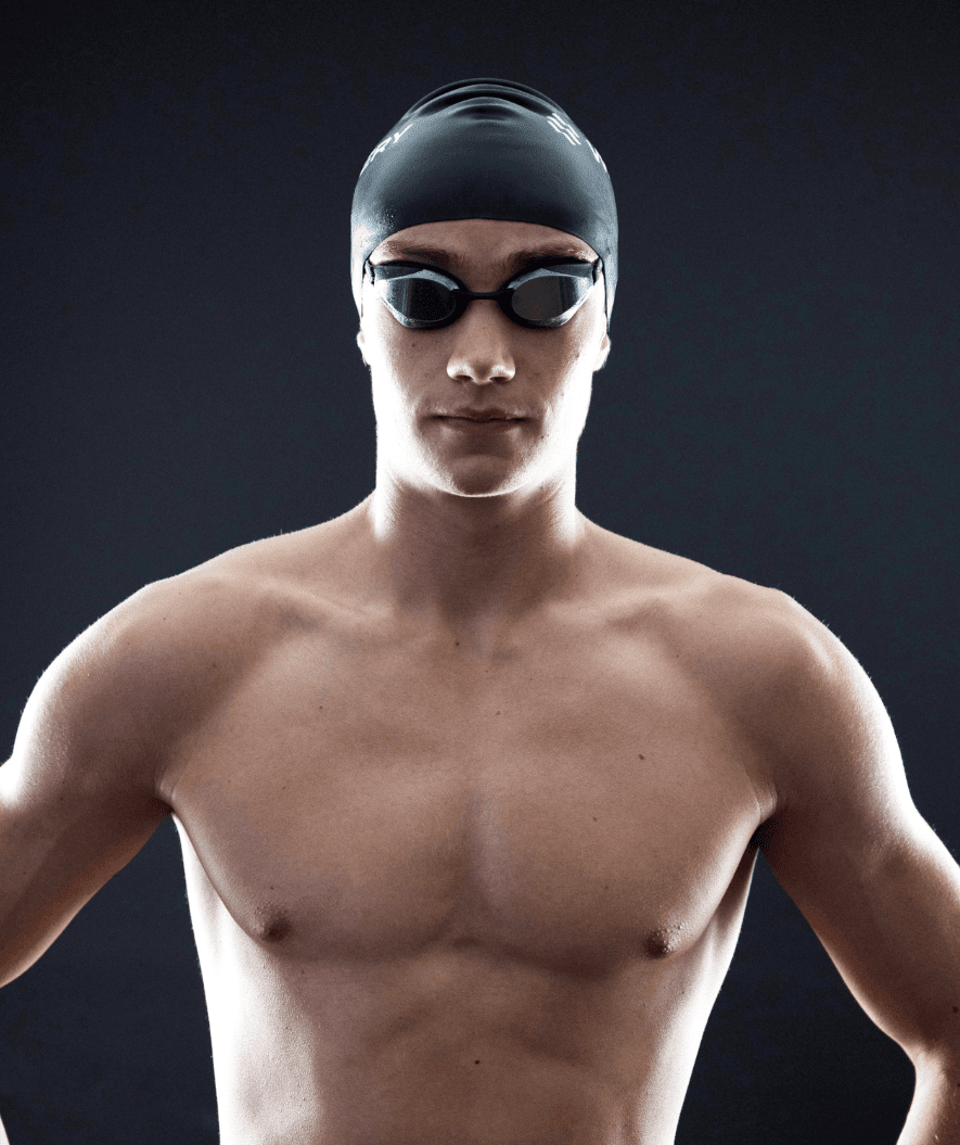 Watery Elite swimming goggles - Poseidon Ultra Mirror - Black/silver
