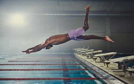 Racing swim trunks
