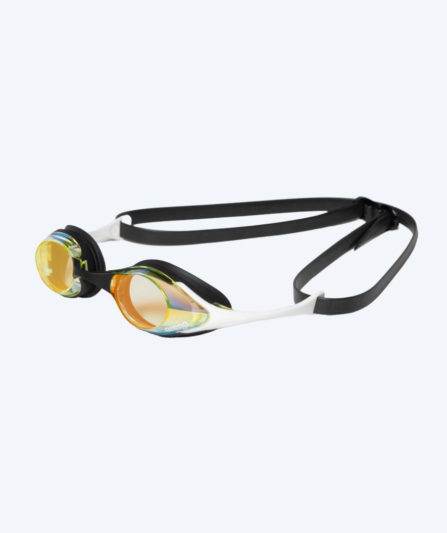 Arena exercise swim goggles - Cobra SWIPE Mirror - Yellow/white
