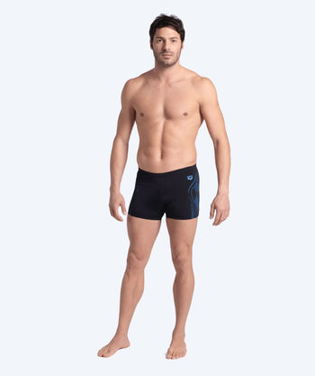 Arena trunks for men - Reflecting - Black/blue