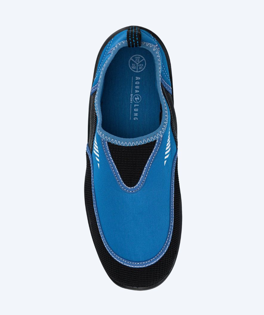 Aquasphere neoprene swim shoes for adults - Beachwalker RS - Blue/black