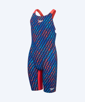 Speedo competition swimsuit for girls - Endurance+ Max - Red/blue
