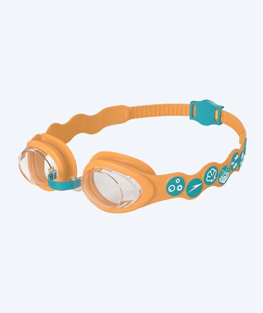 Speedo swimming goggles for kids (3-6) - Infant Spot - Orange/green