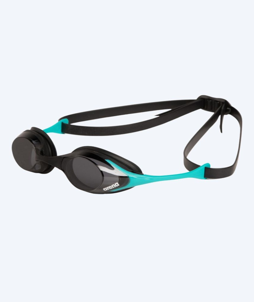 Arena exercise swim goggles - Cobra SWIPE Smoke - Black/light blue