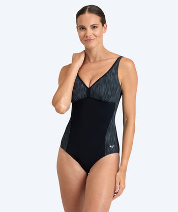 Arena swimsuit with inserts for women - Lucia - Black