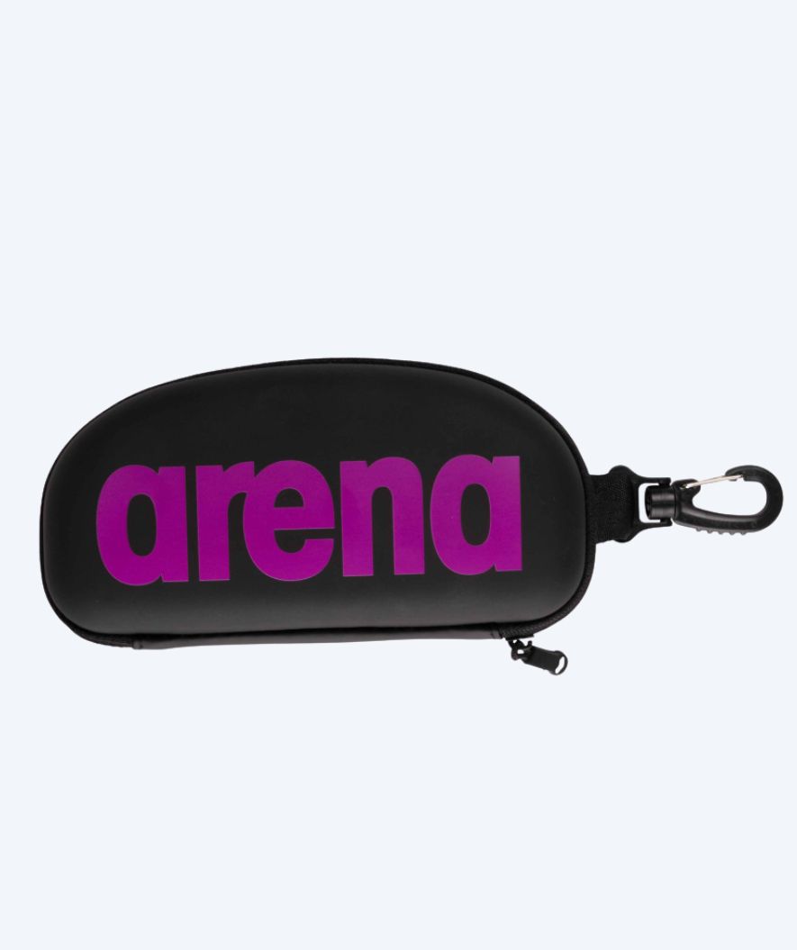 Arena case for swim goggles - Black/purple