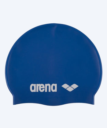 Arena swimming cap for junior (6-12) - Classic Silicone - Dark blue