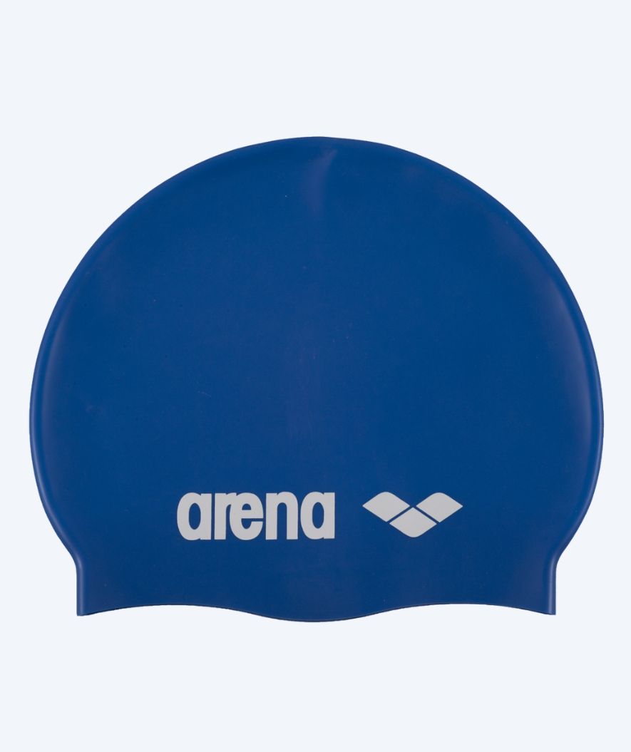 Arena swimming cap for junior (6-12) - Classic Silicone - Dark blue