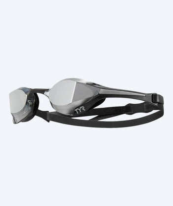 TYR Elite swim goggles - Tracer-X Elite Mirrored - Black/silver