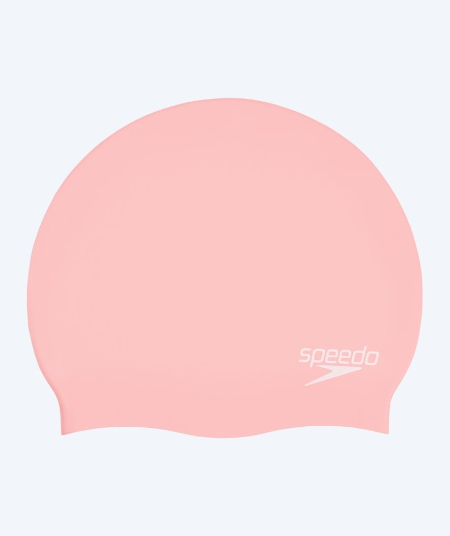 Speedo swim cap - Plain Moulded - Pastel pink