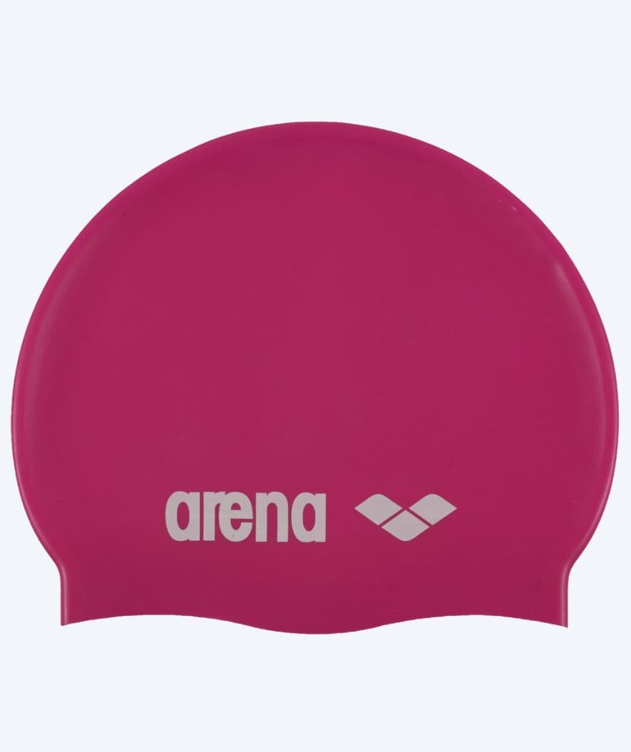 Arena swimming cap for junior (6-12) - Classic Silicone - Pink