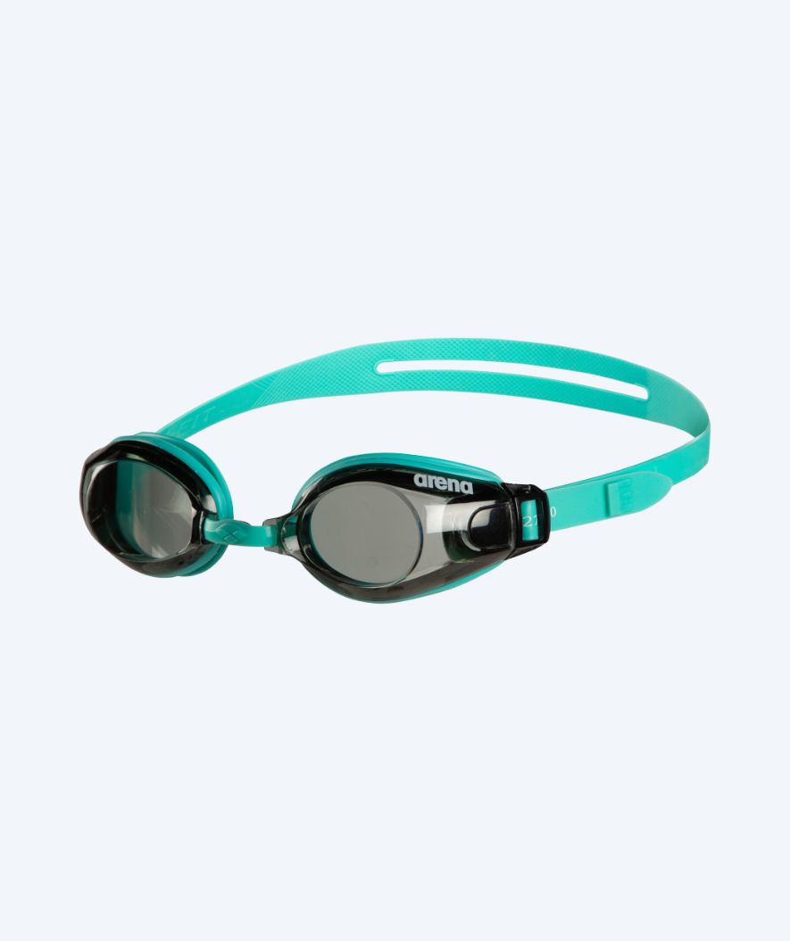 Arena training swimming goggles - Zoom X-Fit - Light blue (Smoke lens)