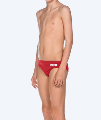 Arena triangular swim trunks for boys - Solid - Red