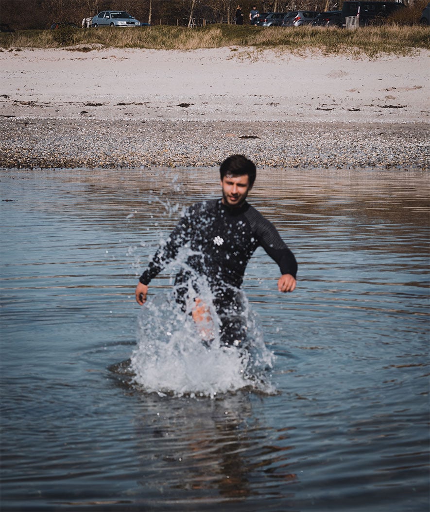 Watery wetsuit for men - Hedgehog (3mm) - Black