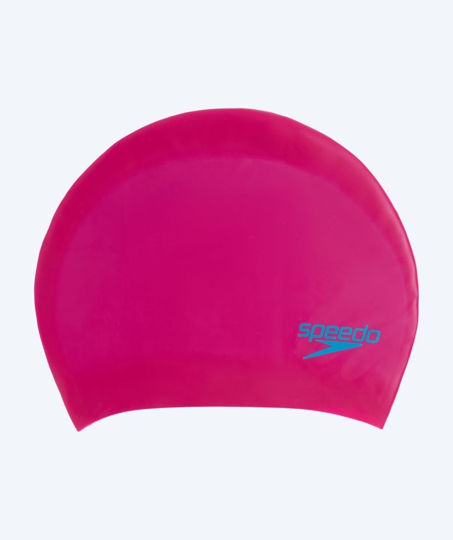 Speedo swimming cap for junior (6-16) - Plain - Pink/blue