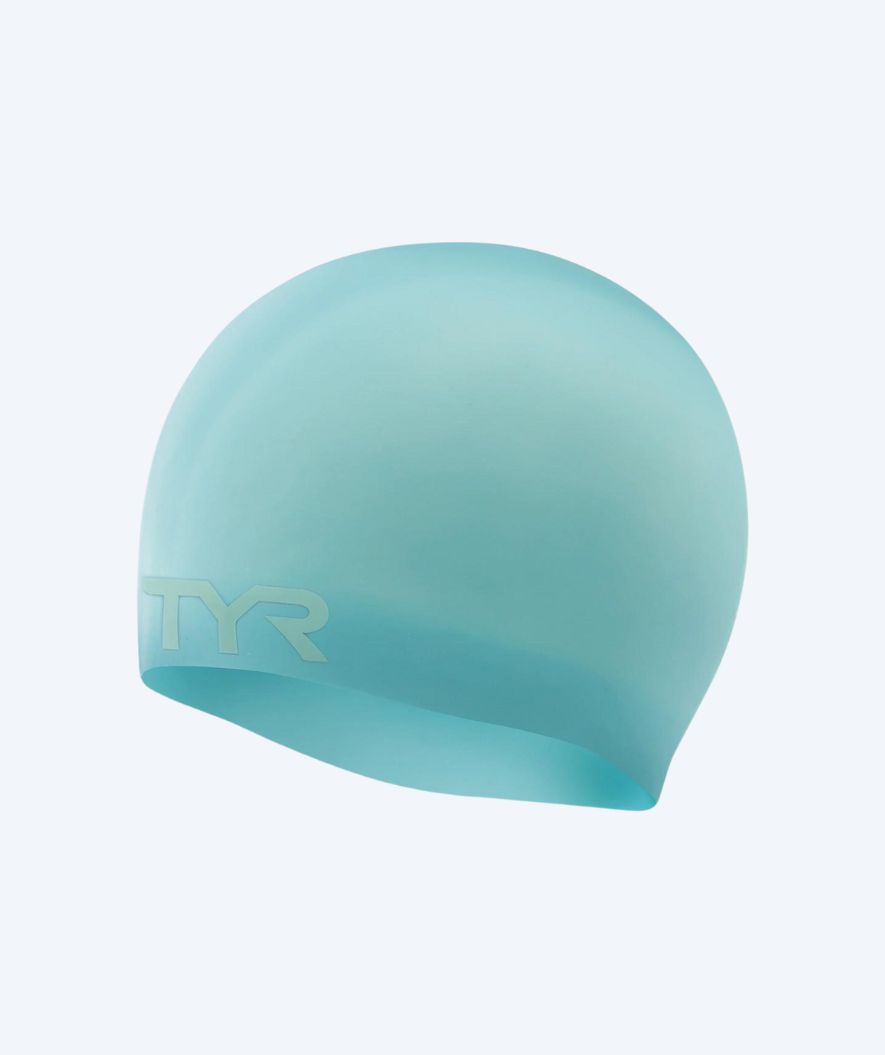 TYR swim cap - Silicone - Lightblue